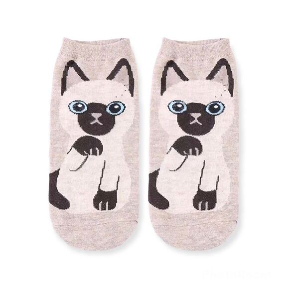 🆕Tan Cat Socks - Picture 1 of 4